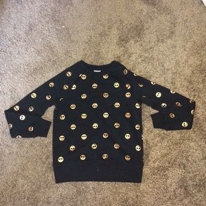 heart eyes emoji sweater